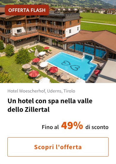 Un hotel con spa nella valle dello Zillertal