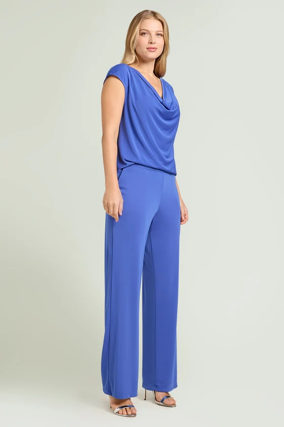 PANTALONI PULL-ON AMPI IN JERSEY FLUIDO