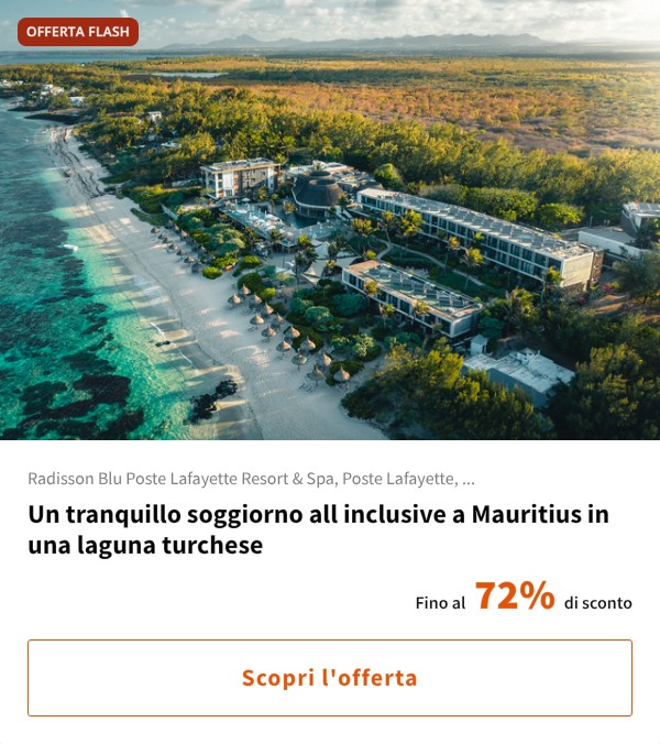 Un tranquillo soggiorno all inclusive a Mauritius in una laguna turchese