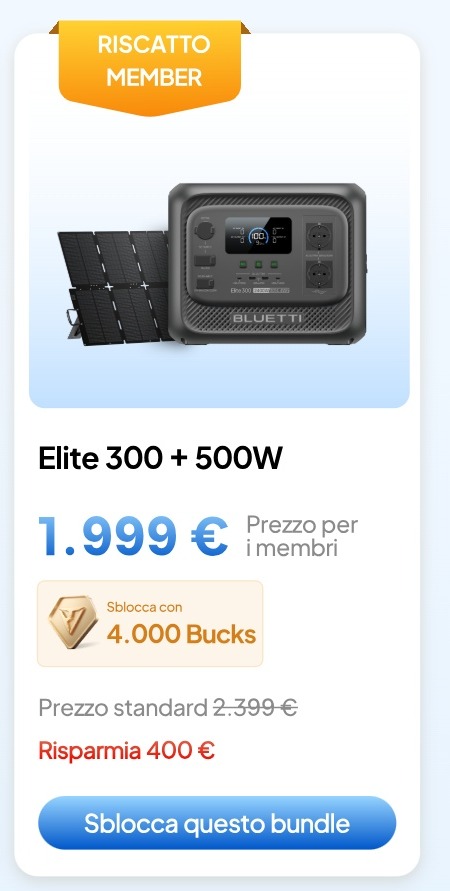BlUETTI Elite 300 + 500W