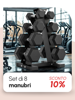 Set di 8 manubri