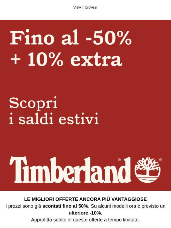 Fino al 50% di sconto + 10% extra