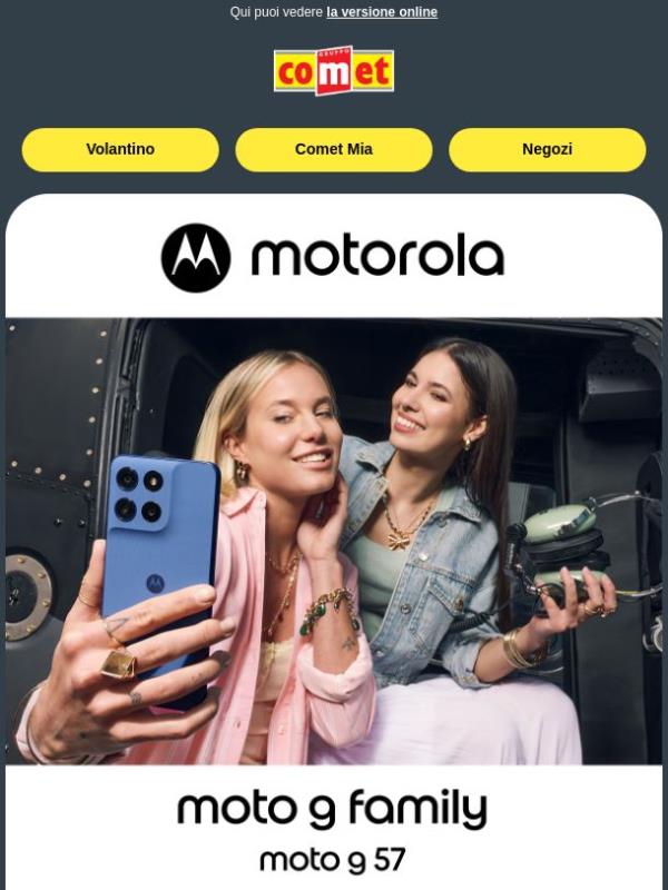 Moto g57 ad un prezzo speciale ✨