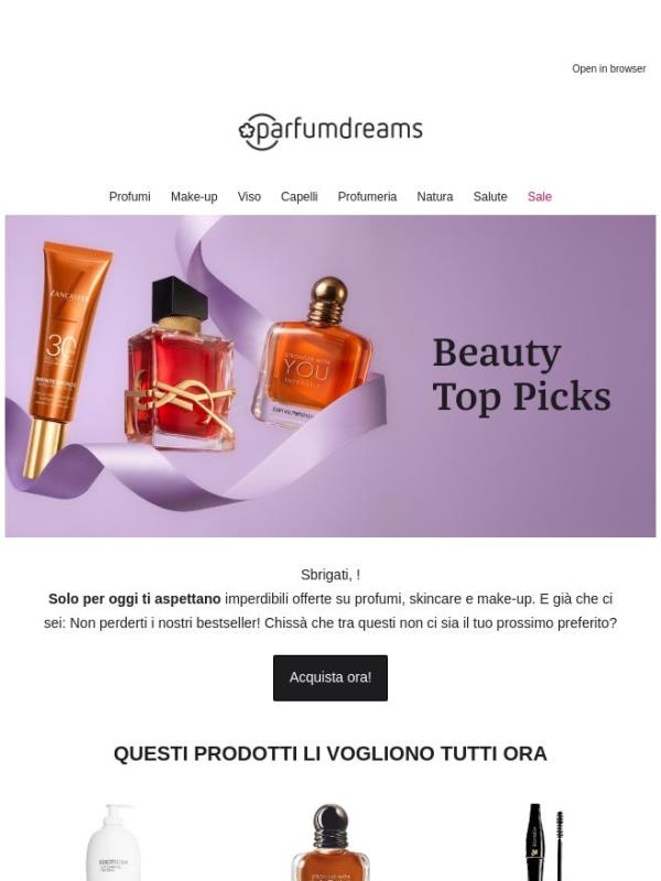 Ultima occasione per i tuoi prodotti beauty preferiti 🔥