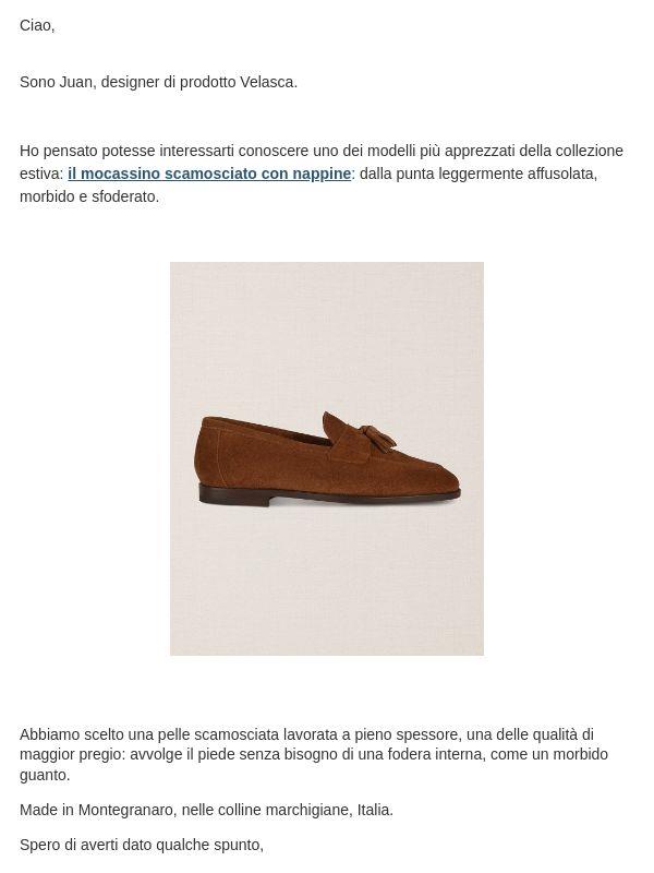 Con le nappine, pensato per l’estate.