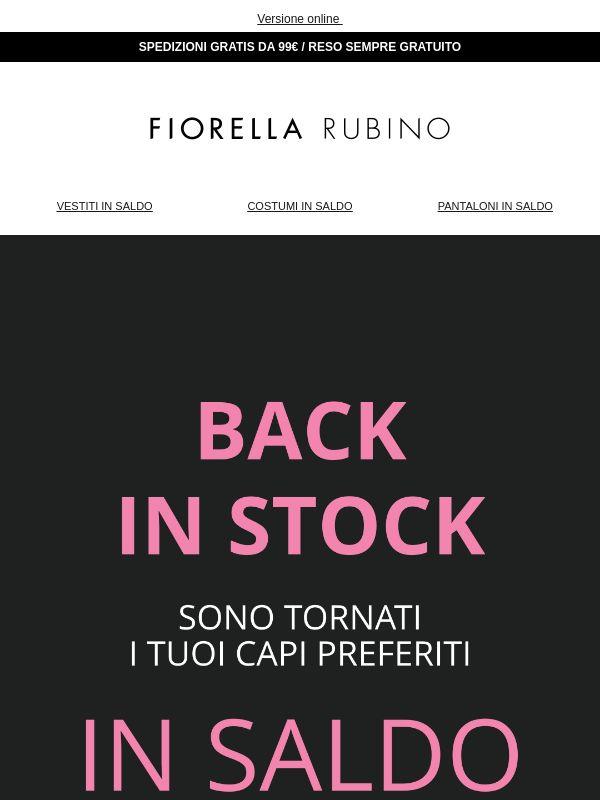 BACK IN STOCK 💘 I capi più amati sono tornati disponibili 💘