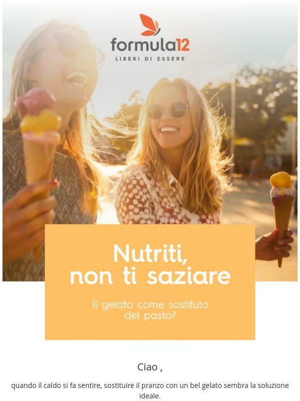 Gelato al posto del pranzo