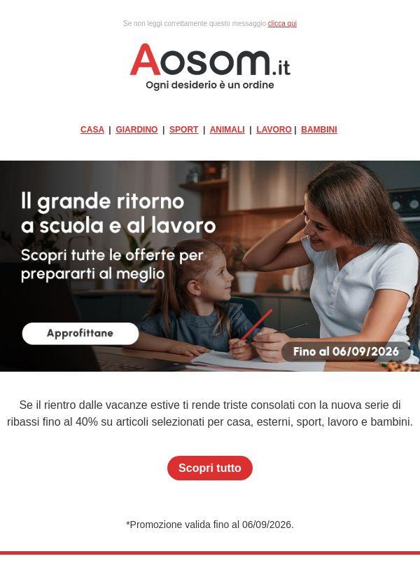 Rientro dalle vacanze con prezzi in calo