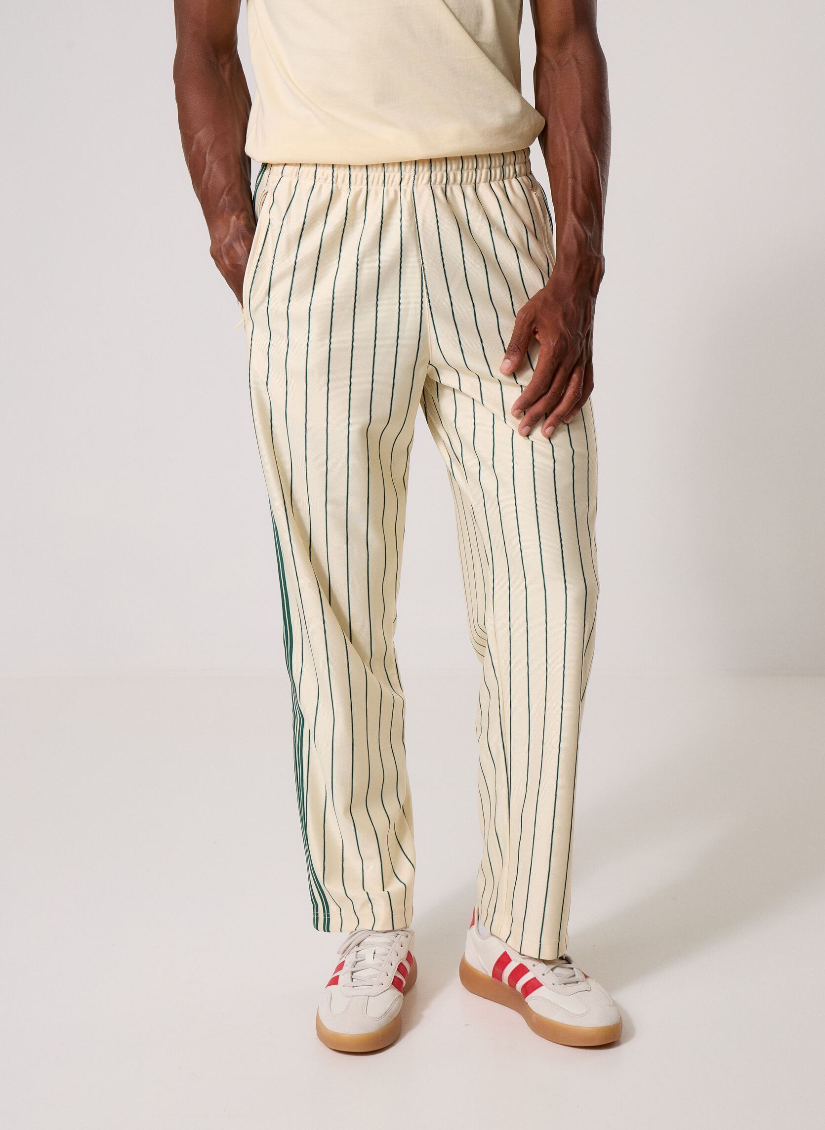 adidas originals Joggings FIREBIRD TP PS homme beige