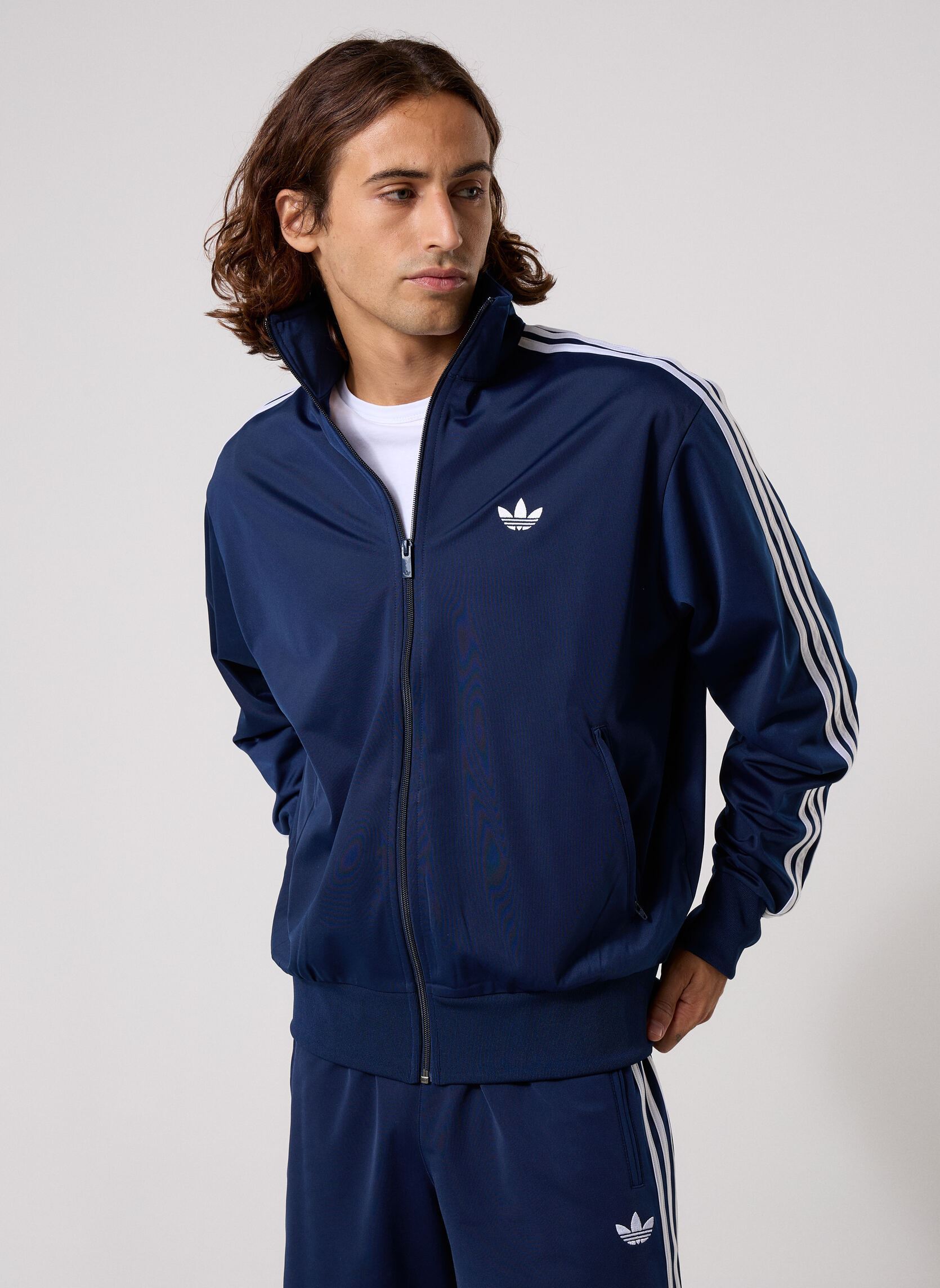 adidas originals Vestes de surv&ecirc;tement FIREBIRD TT homme bleu