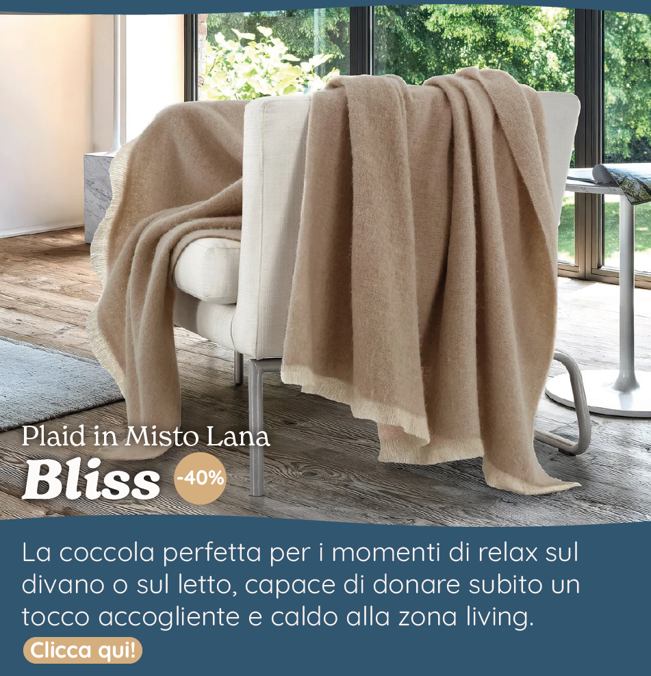 Plaid in Misto Lana - Bliss
