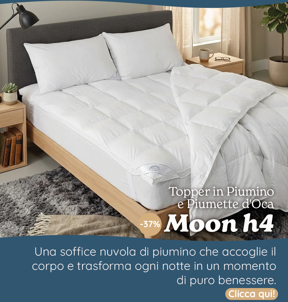 Topper in Piumino e Piumette d'Oca - Moon h4