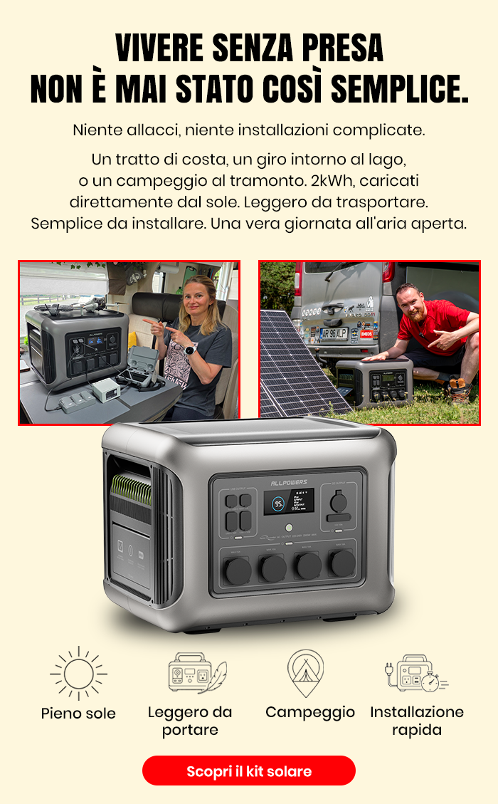 R2500 Generatore solare 2500W Kit