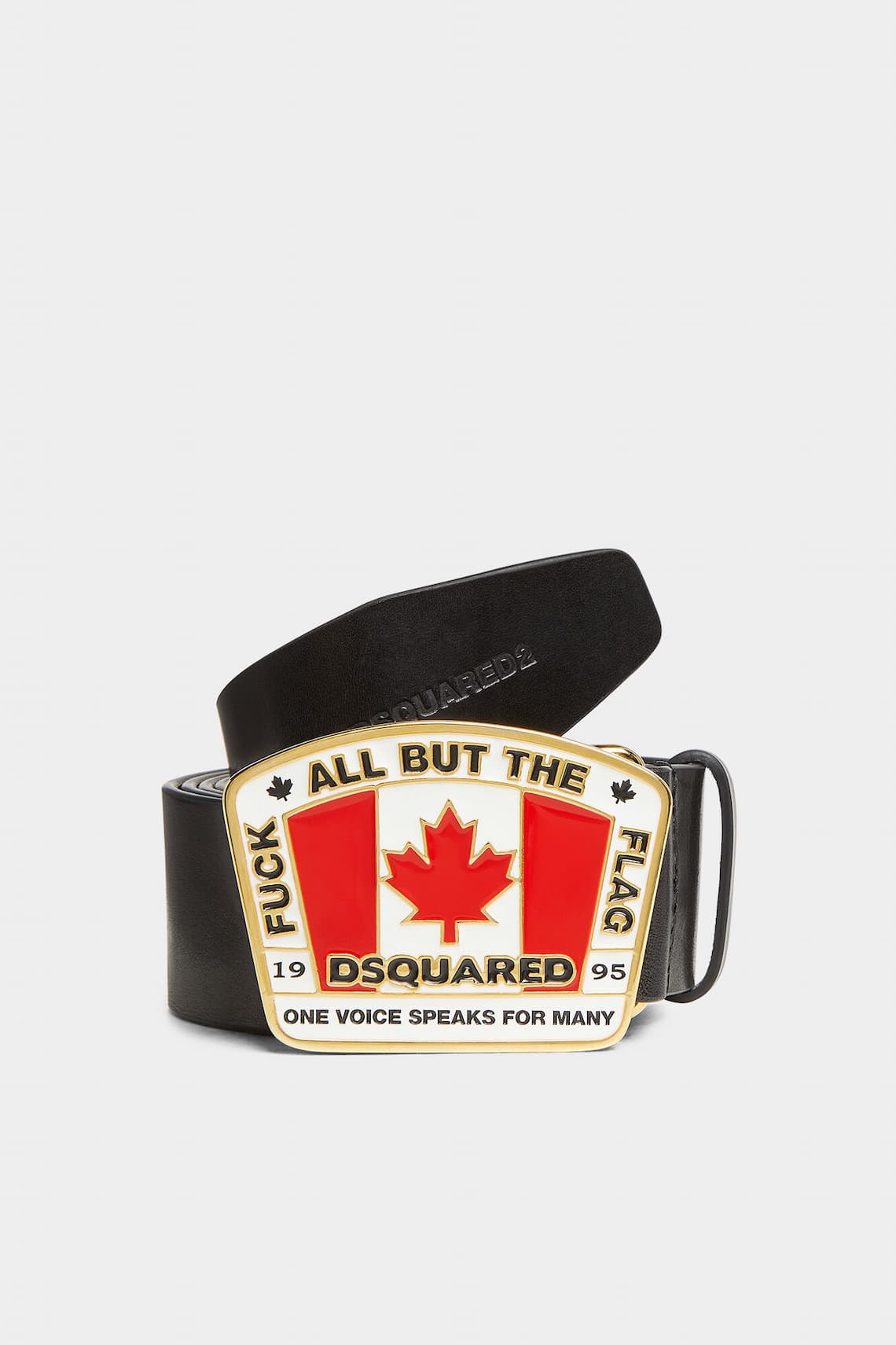 Canadian Flag Plaque Belt
