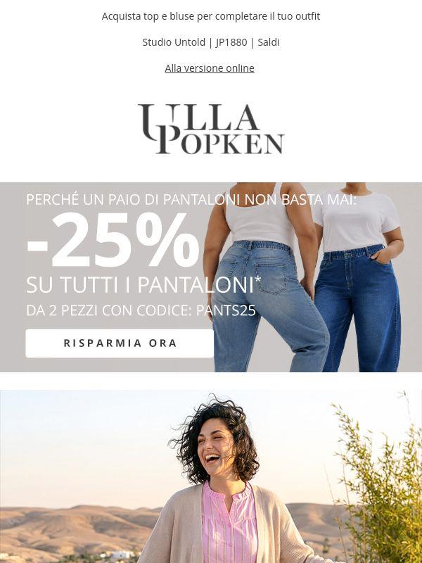 25% su tutti i pantaloni a partire da 2 💕