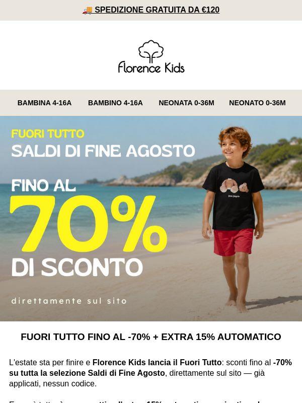 🚨 FUORI TUTTO: SALDI DI FINE AGOSTO FINO AL -70%