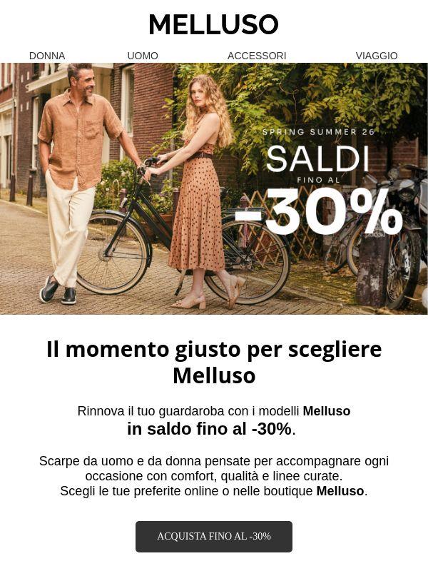 I saldi Melluso continuano fino al -30%🙂