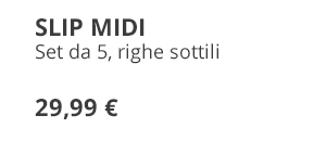 Slip midi in confezione da cinque