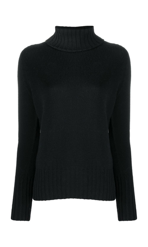 High neck sweater