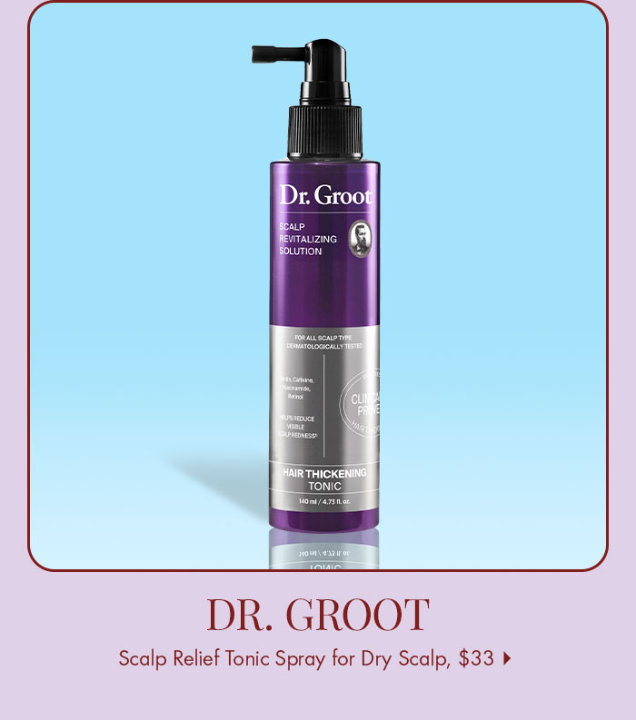 Dr. Groot Scalp Relief Tonic Spray for Dry Scalp