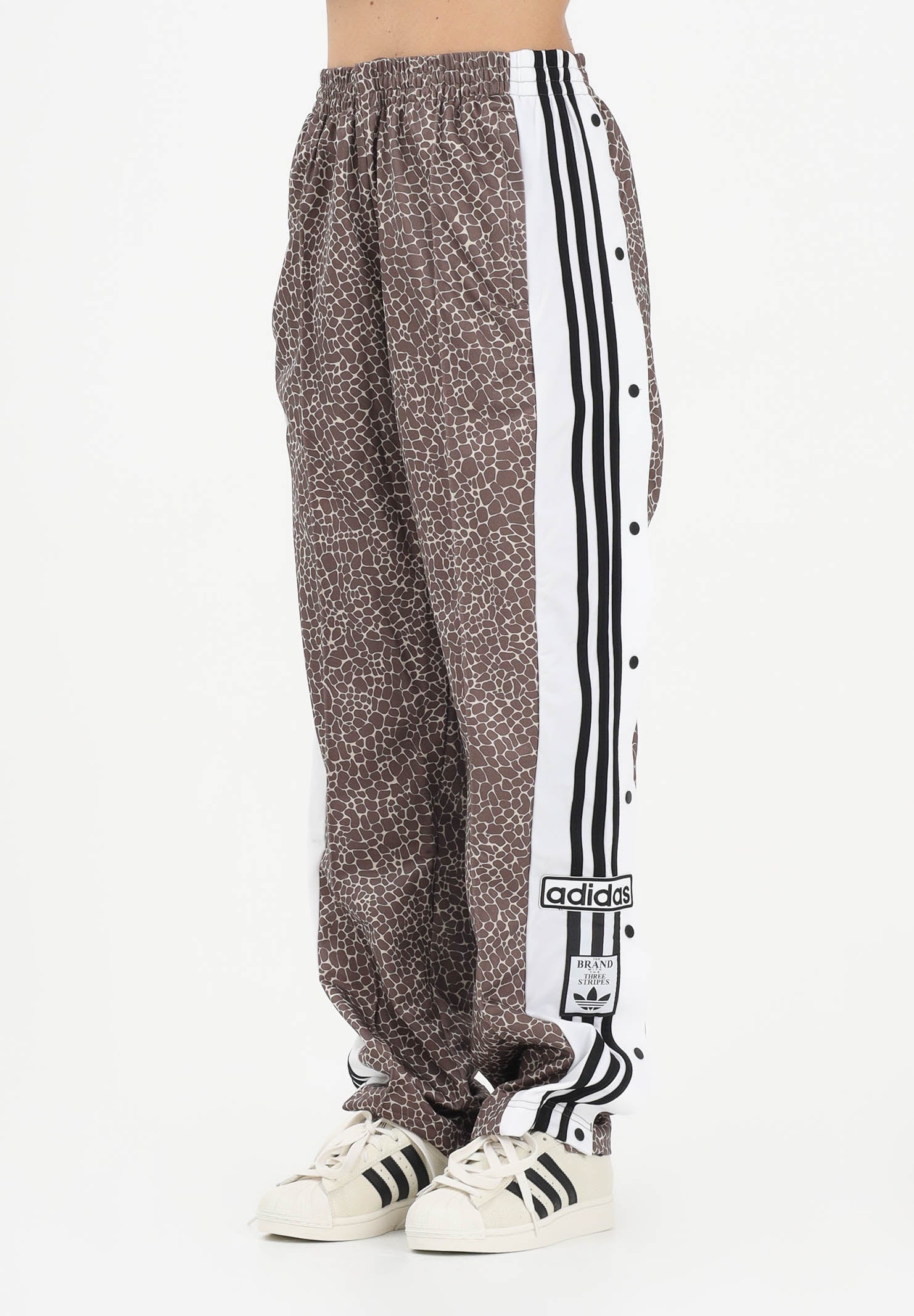 Image of ADIDAS ORIGINALS Pantalone sportivo AOP Adi-Break marrone da donna