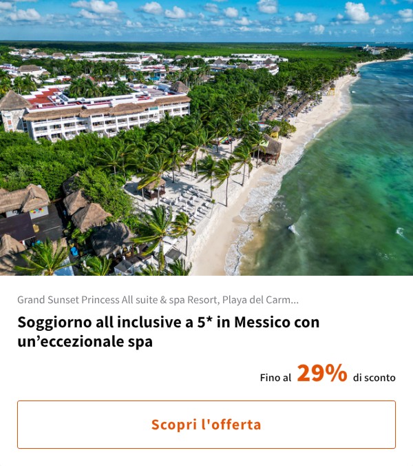 Soggiorno all inclusive a 5* in Messico con un%27eccezionale spa