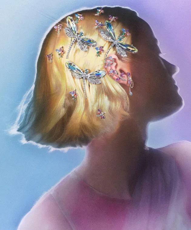 Accessori per capelli della Ariana Grande x Swarovski Capsule collection