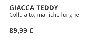 Giacca di teddy