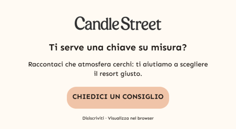 Footer Candle Street e contatti