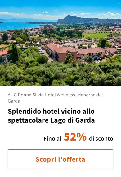 Splendido hotel vicino allo spettacolare Lago di Garda