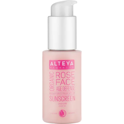 Alteya Organics Organic Rose Face Sunscreen SPF 30