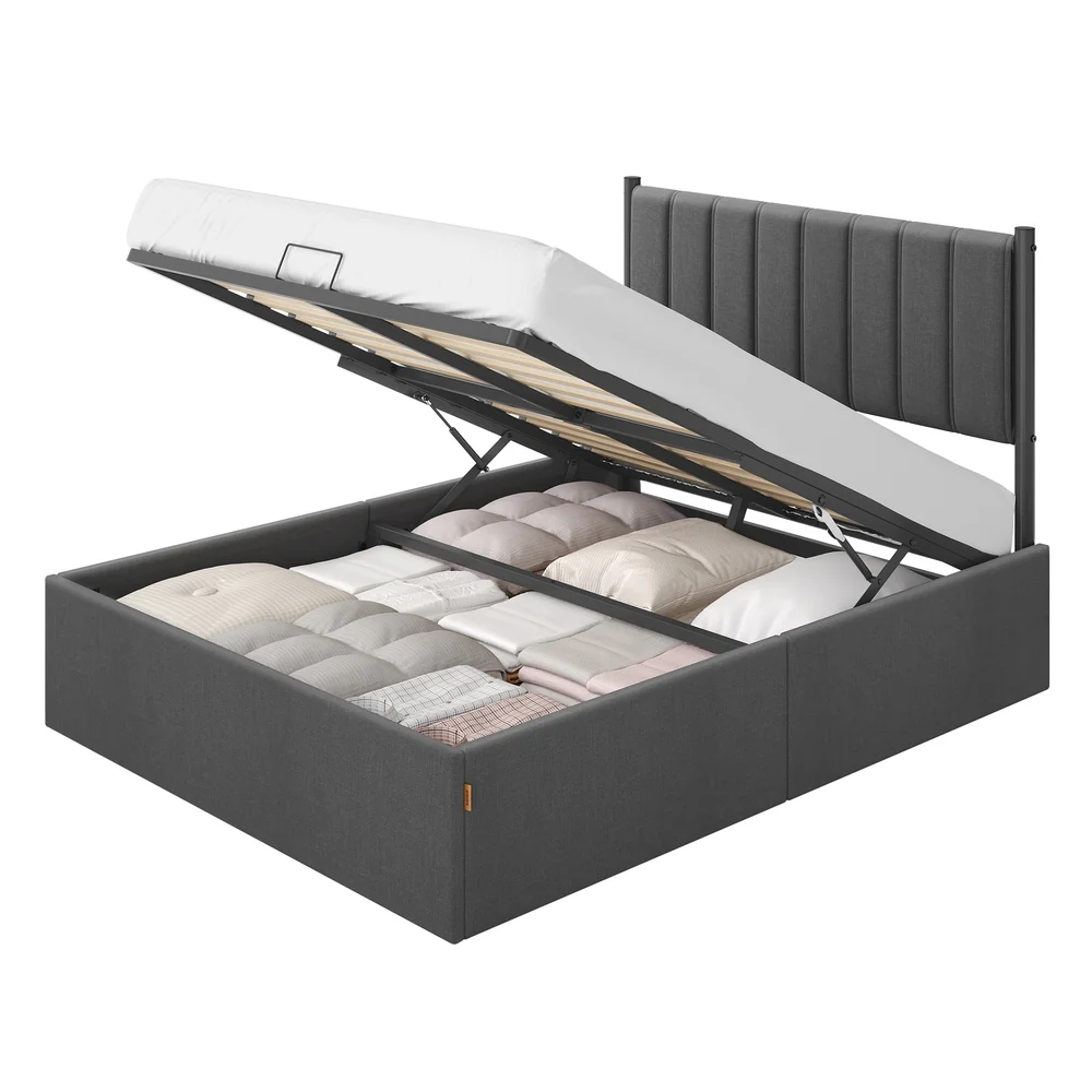 Image of Letto sollevabile con contenitore e testiera dallo stile moderno