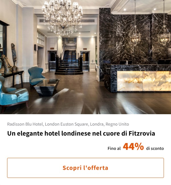 Un elegante hotel londinese nel cuore di Fitzrovia
