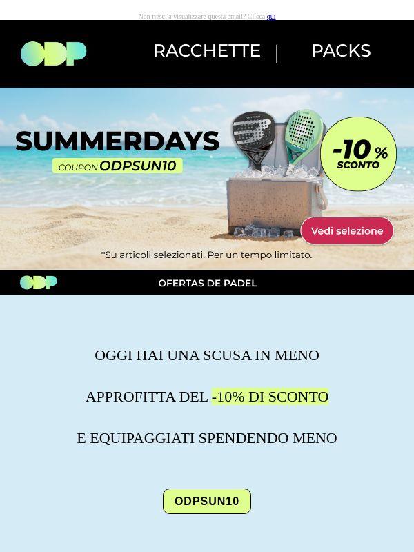 Il tuo carrello può avere un EXTRA -10% di sconto 🤩