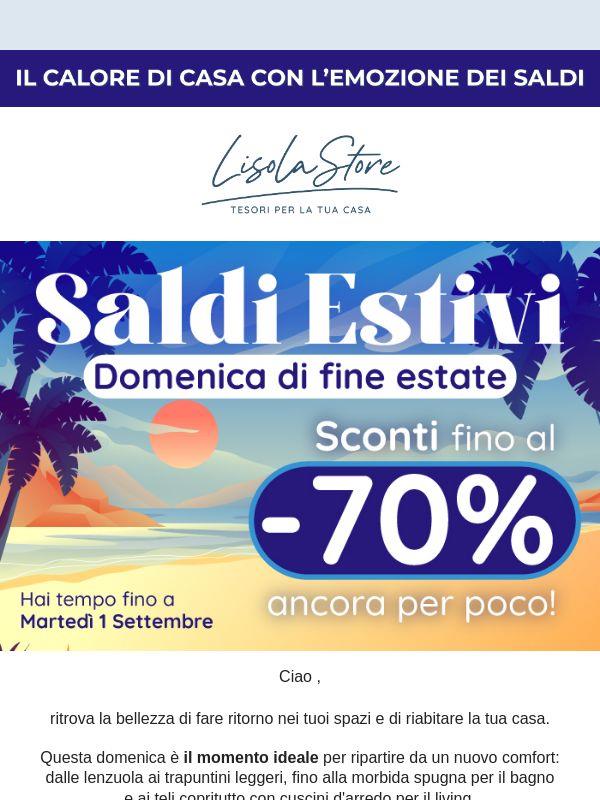 🧳 Rientri in città? Vesti la casa di nuova eleganza con sconti fino al -70%