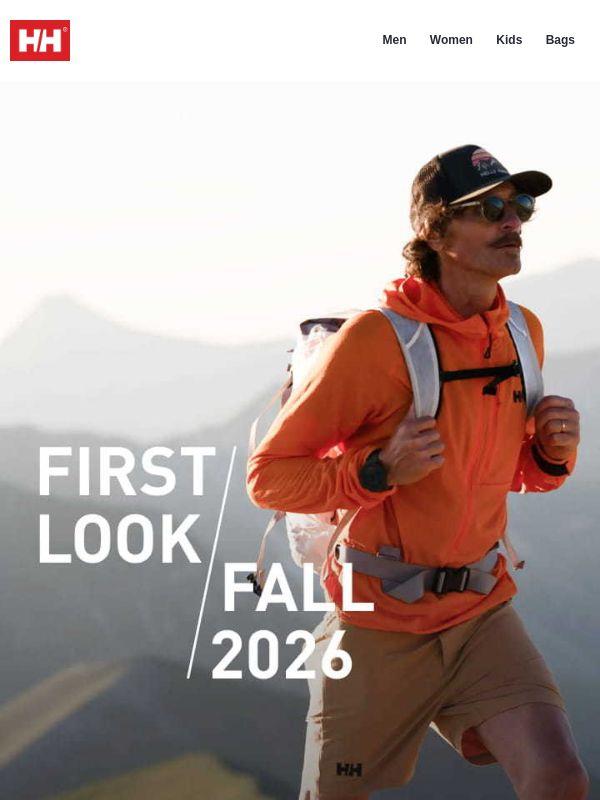 Your first look at Fall 2026