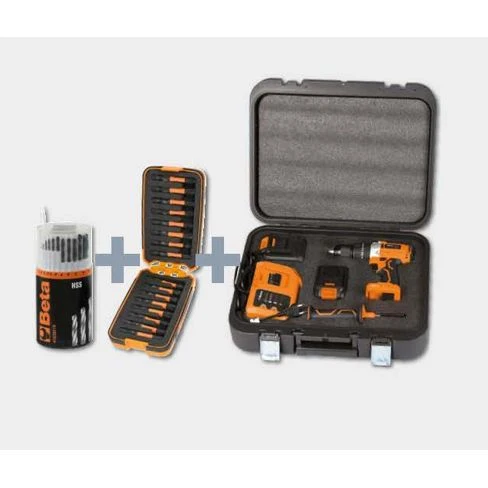 Image of Beta Kit Trapano Avvitatore A Percussione 20V Con 35 Accessori