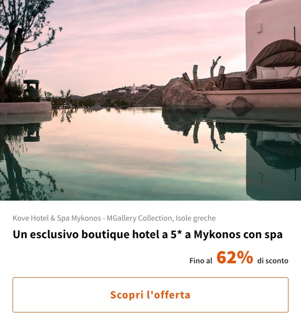 Un esclusivo boutique hotel a 5* a Mykonos con spa