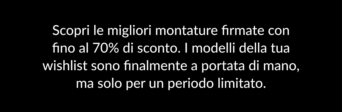 Risparmia fino al 70%