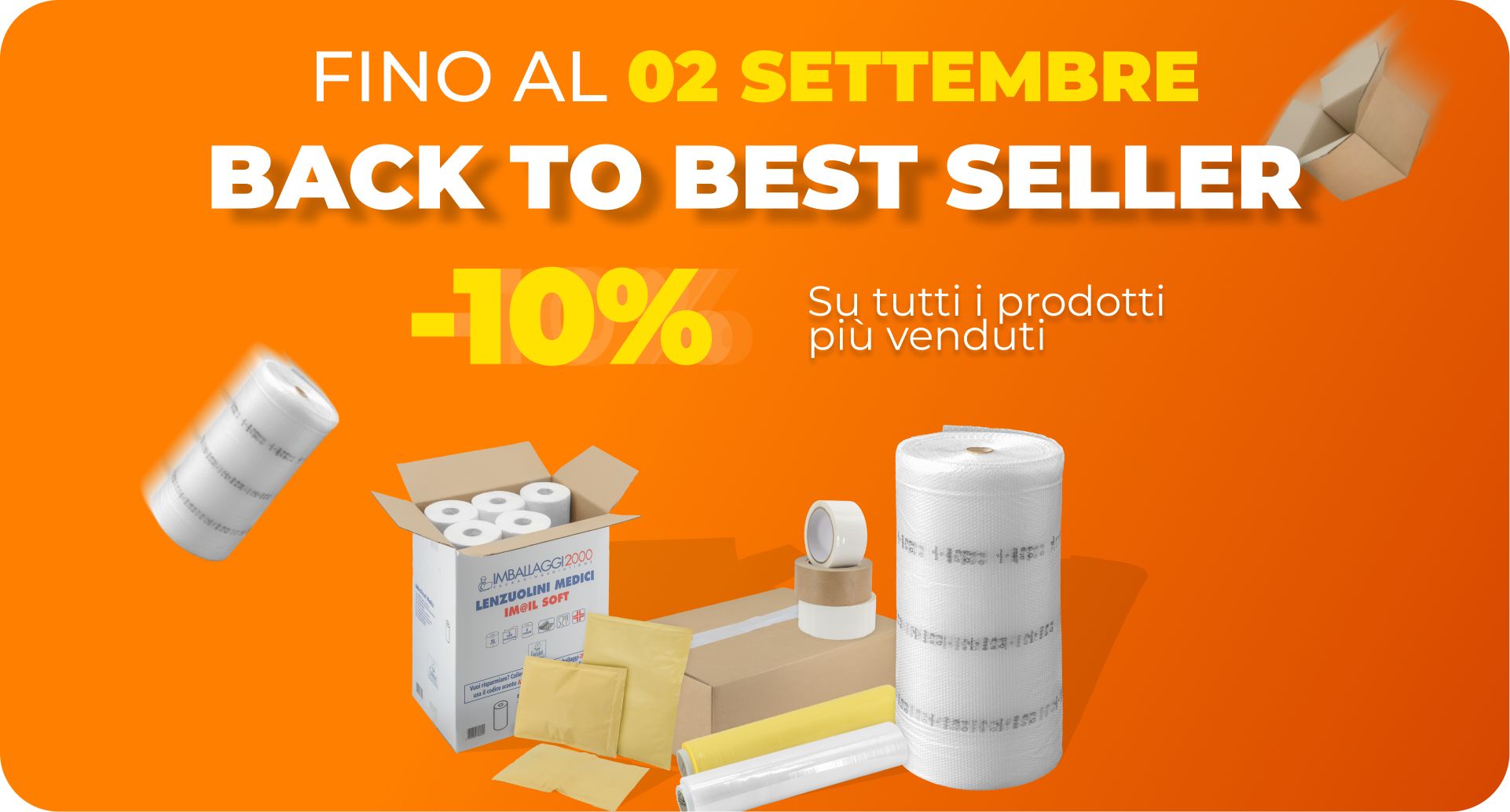 Back to best sellers -10% su tutti i prodotti più venduti