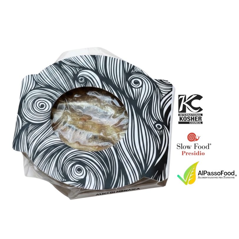 Alici di Menaica Sotto Sale Slow Food 100g