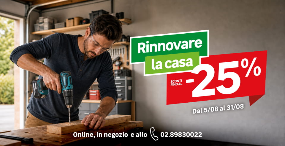 Rinnovare la casa con sconti fino al -25%