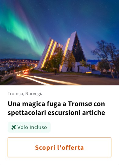 Una magica fuga a Tromsø con spettacolari escursioni artiche