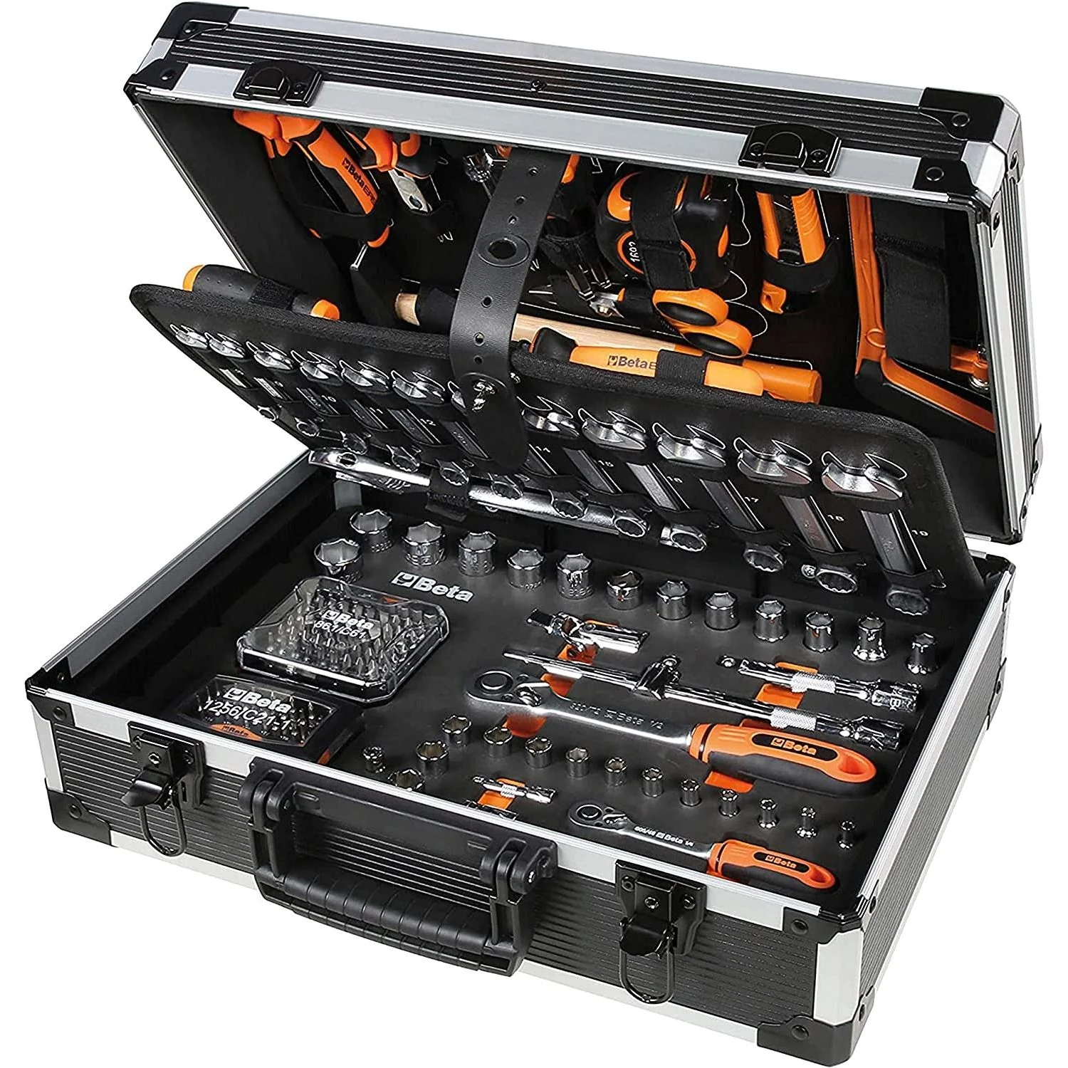 Image of Beta Trolley Attrezzi, Valigia Porta Utensili Con Assortimento di 163 Utensili