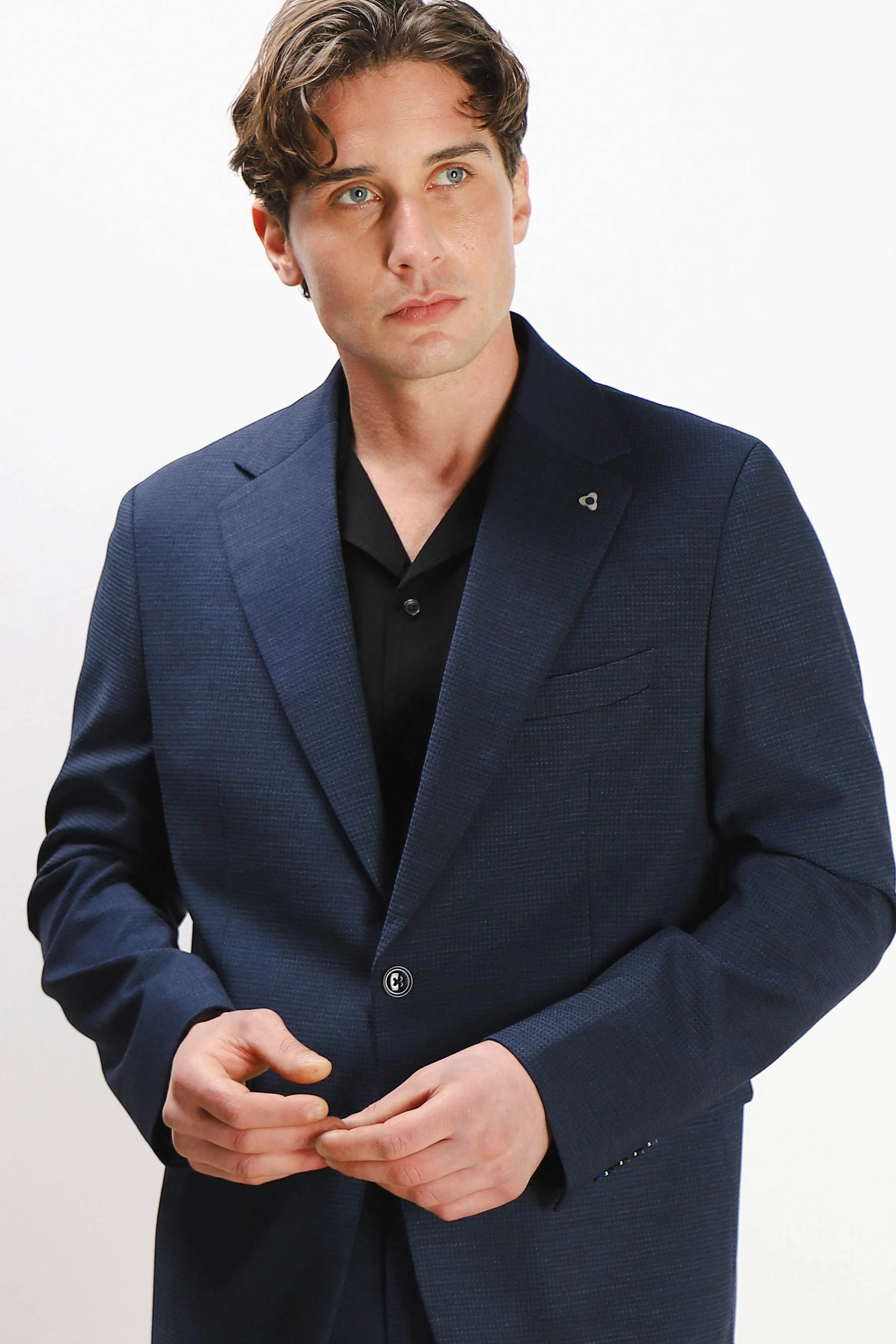 Image of GIACCA DA ABITO COMFORT FIT BLUETTE