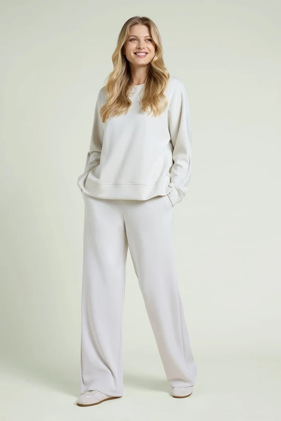 PANTALONI PULL-ON IN FELPA VELVET TOUCH