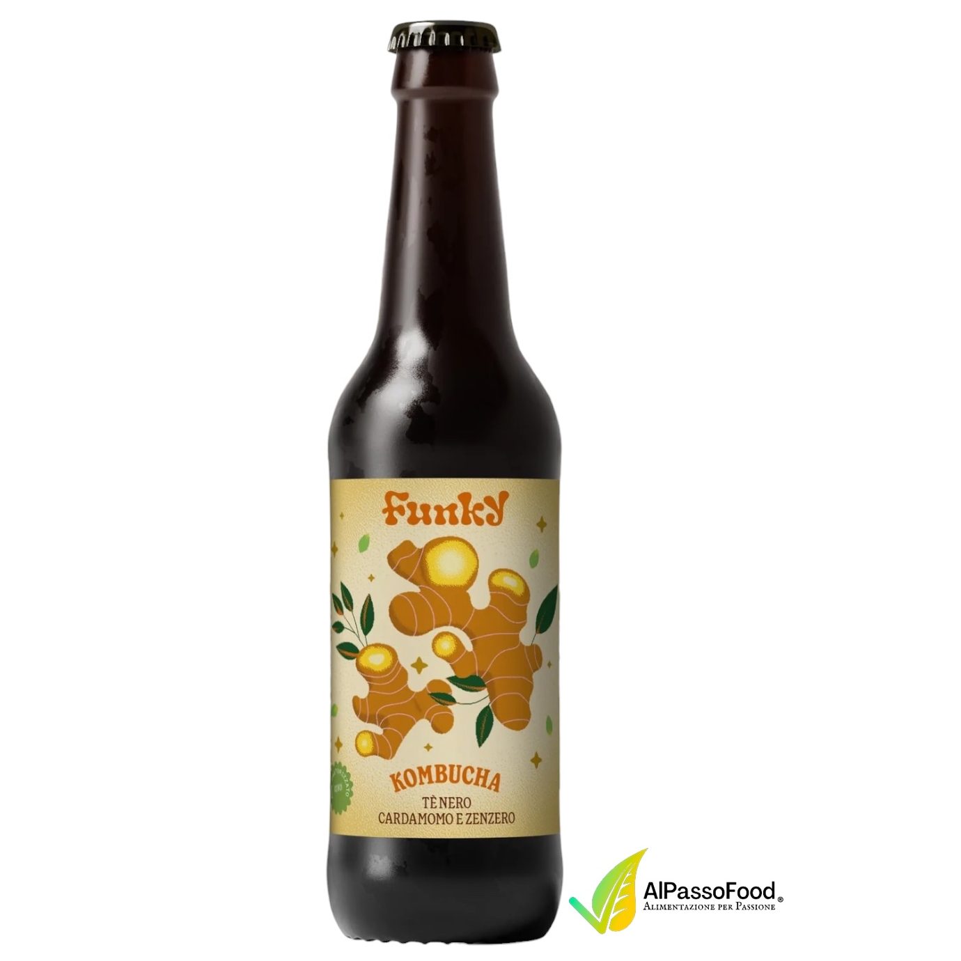 Kombucha Cardamomo e Zenzero 330ml