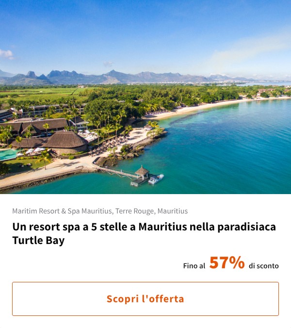 Un resort spa a 5 stelle a Mauritius nella paradisiaca Turtle Bay