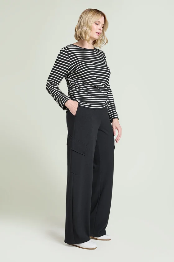 PANTALONI CARGO IN SCUBA TWILL
