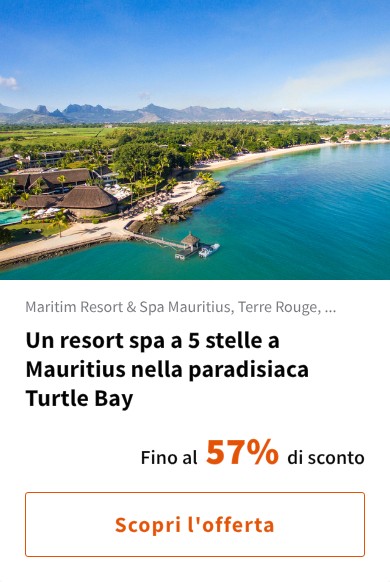 Un resort spa a 5 stelle a Mauritius nella paradisiaca Turtle Bay